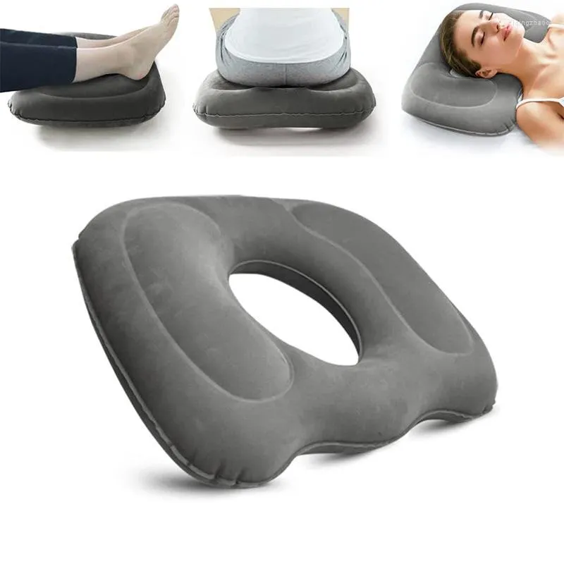 Travesseiro assento dor donut conforto carro hemorróidas alívio escritório cadeira de rodas boa almofada inflável para