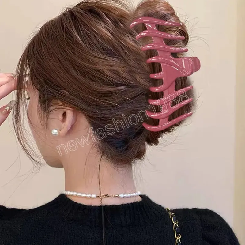 13cm Grote Maat Zwarte Clip Voor Vrouwen Haar Clip Koreaanse Haar Klauw Haar Krab Haarspeld Op De Achterkant van het Hoofd Haaraccessoires