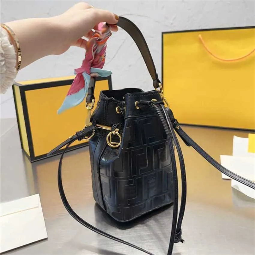 Letter Drawstring Bag Quality Women Designer Bag f bag Shoulder Bags Female Crossbody Bucket Bags Fashion Luxurys Handbags Classic Coin Purse Handbag 230209