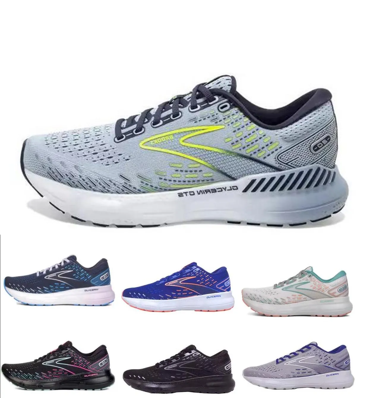 Brooks Glycerin GTS 20 Unisex-Laufschuhe Damen und Herren Sneaker Tennisschuh Neue Walking-Sportprodukte von globalen Schuhlieferanten yakuda dhgate Rabatt