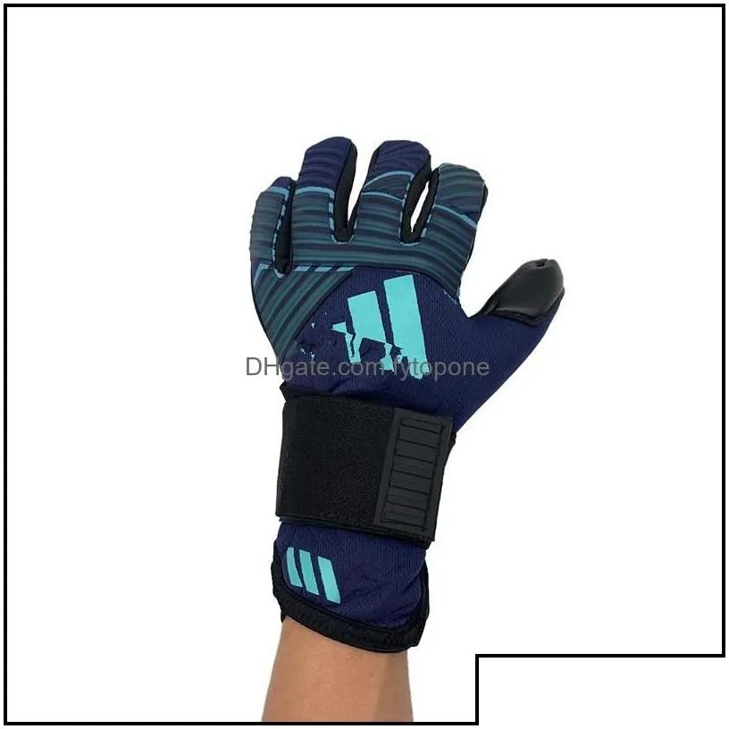 Sports Gloves Top Quality Soccer Goalkeeper Gloves Football Predator Pro Same Paragraph Protect Finger Performance Zones Techniques