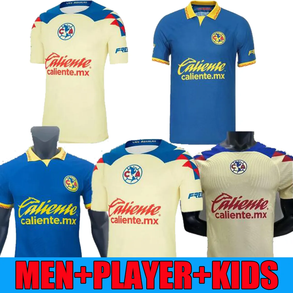 2023 2024 Liga MX Club America Soccer Jerseys R.MARTiNEZ GIOVANI Home