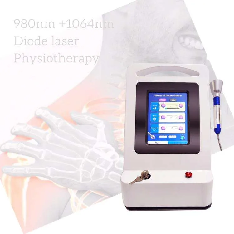 Macchina per fisioterapia per trattamenti di fisioterapia con laser a diodi 980nm per terapia laser a freddo OEM / ODM di fabbrica