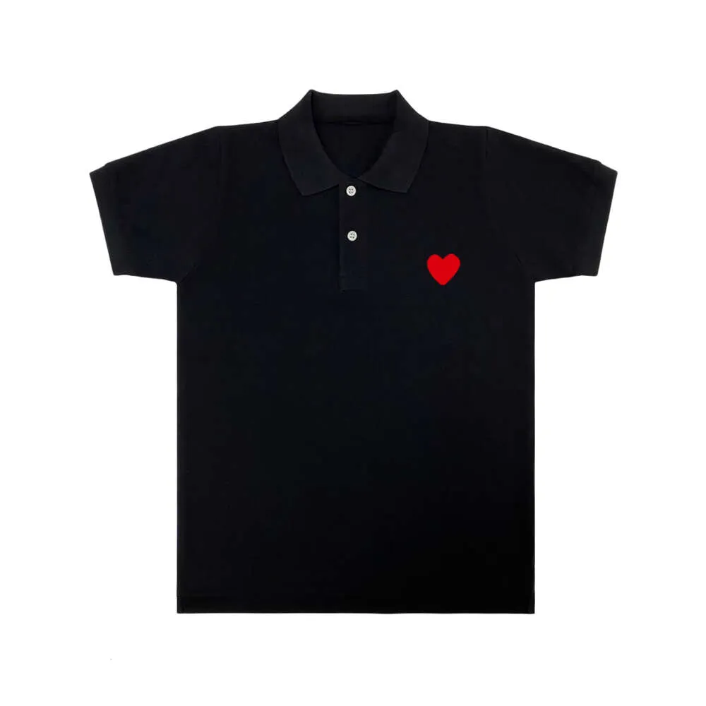 Designer Brand Little Love Heart Cdgs Womens Play Original Quality Shirt Short Sleeve Couple Pure Cotton Embroidered Mens And Womens T Shirt Turndown Collar From 9 3 DHgate