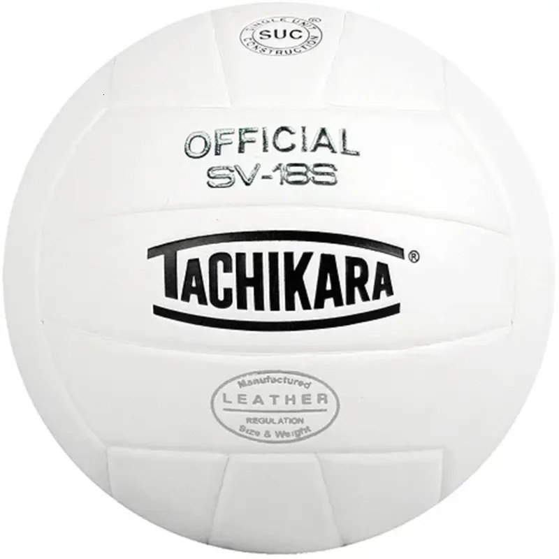 Tachikara SV18S 複合革バレーボール ホワイト耐久性のある屋内/屋外