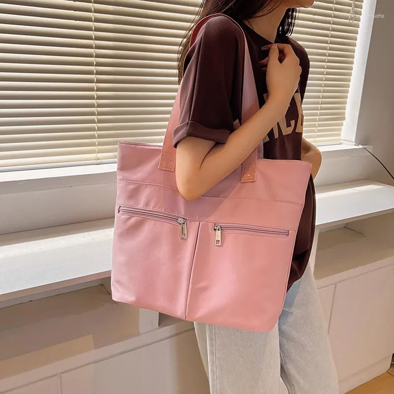 Evening Bags Large Canvas Women Shoulder Shopper Bag Japanese Ladies Luxury Designer Cotton Cloth Tote For Woman 2023 Big Female Handbags