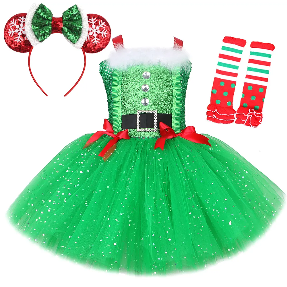 Girls Sparkly Christmas Elf Tutu Dress, Santa Claus Costume for Kids,  Birthday Halloween Outfit, Childrens Xmas Holiday Clothes 230914 from  Dhgate Girls Dresses - price 37.57