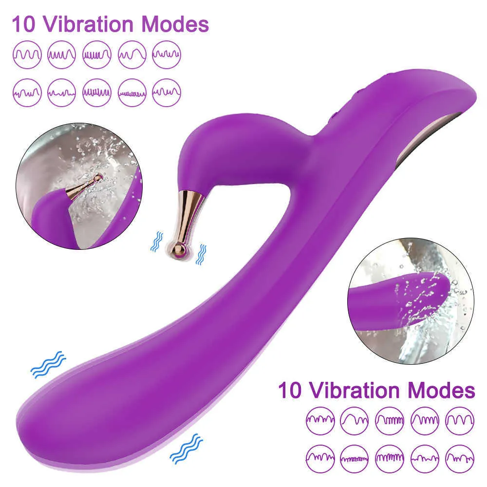 NXY Vibratory Mocne wibrator wibratorowy silikon wielka różdżka G Zabawki seksu Massager dla pary łechtaczki podwójny stymulator 230809