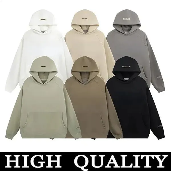 Ess Hop Mens Womens Oversized Hoody Printed Hoodies Cool Sports Casual Fashion Hip letter Street ES Reflective Hoodie S-XL Sweater Olivo