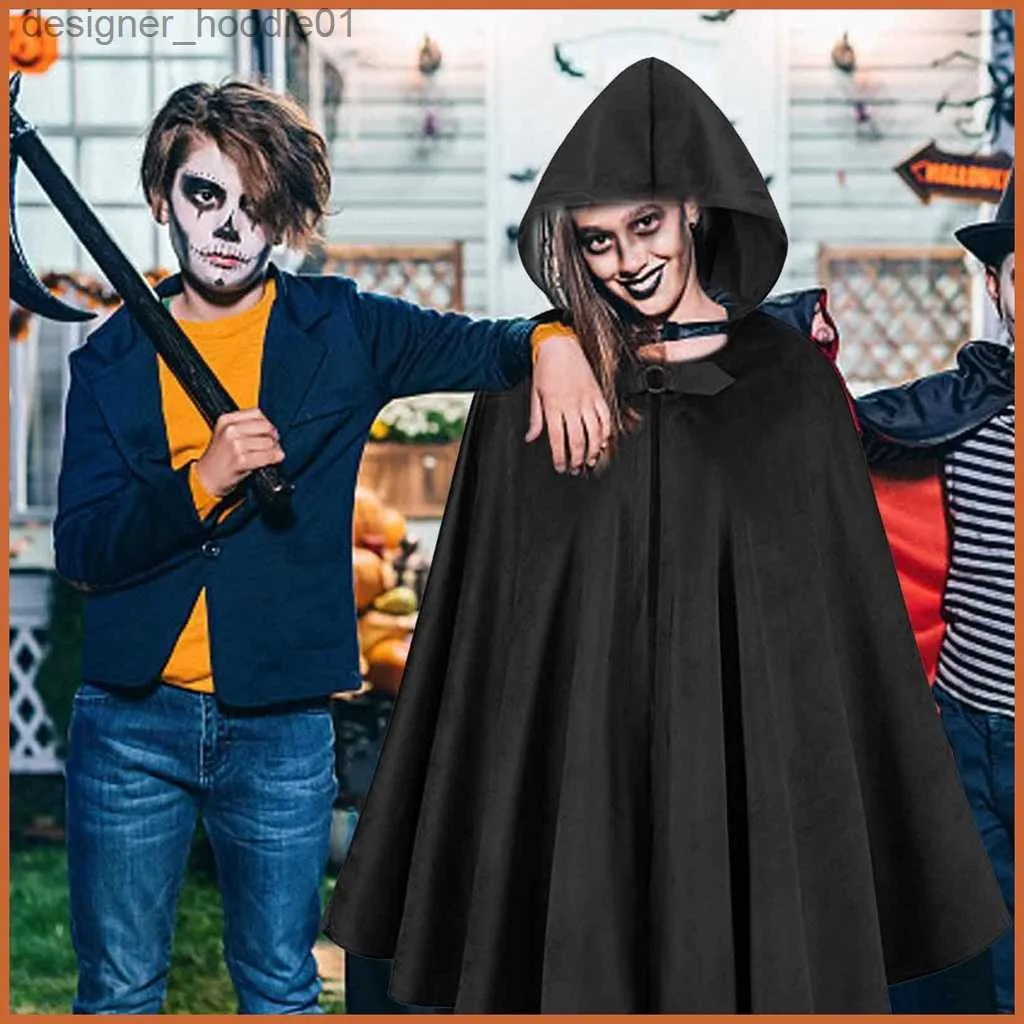 Damen Cape Hoodie Cape Für Männer Herren Kapuzenumhang Für Cosplay Kostüm Halloween Kostüm Für Männer Frauen Für Nachtclub Bühne cingsg L230914