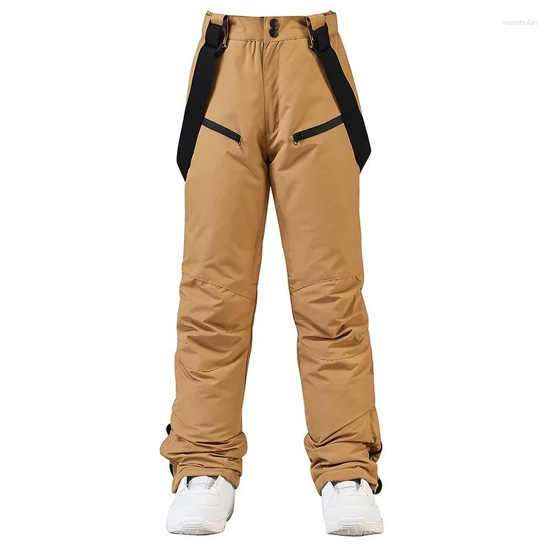 Skibroek Skiband Heren Dames Winter Winddicht Waterdicht Snowboardbroek Outdoor Warm Verdikt Sport Sneeuwpak Overall