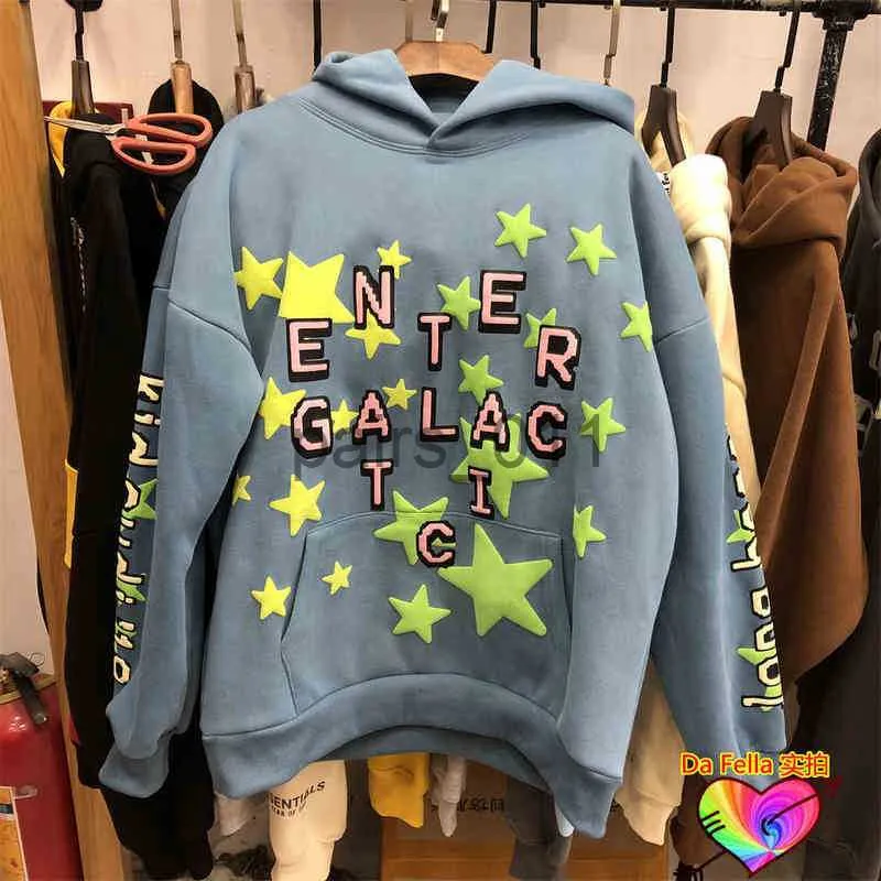 Sweats à capuche pour hommes Sweatshirts Mousse Imprimer CPFM Sweat à capuche Hommes Femmes Haute Qualité Allover Star Galactic Cactus Plant Marché aux puces Sweat à capuche Polaire Kid Cudi Sweatshirts x0914