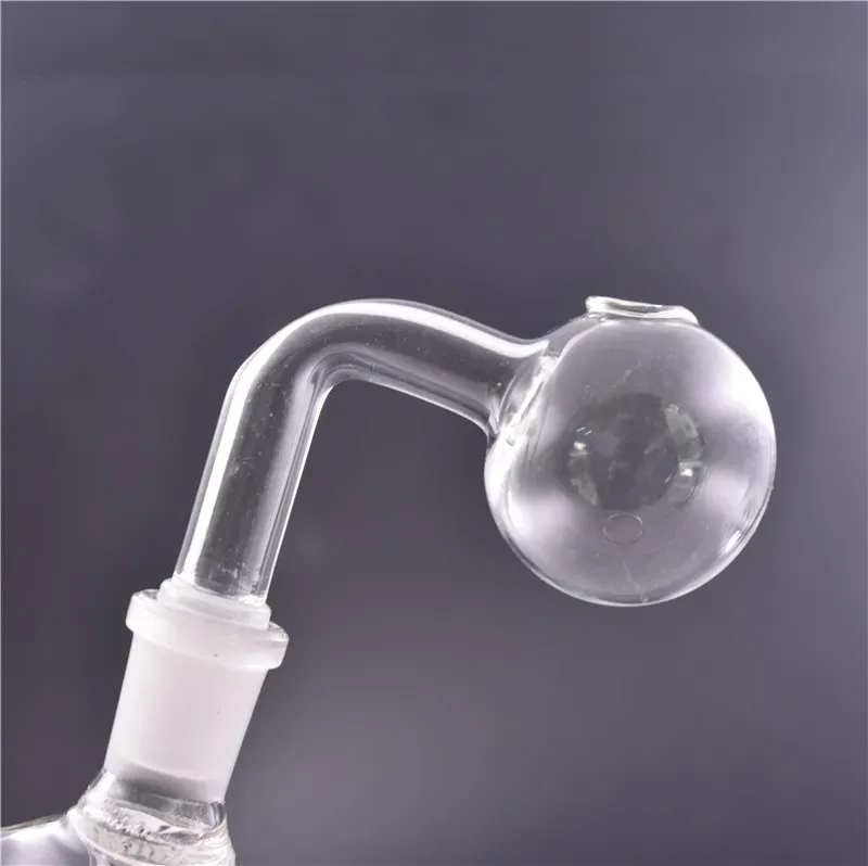 Haute qualité nouveau design bols à huile en verre 40mm dia verre tuyau de brûleur à mazout 10/14 / 18mm bols en verre mâles tuyaux de fumer pour Dab Rig eau Bongs LL