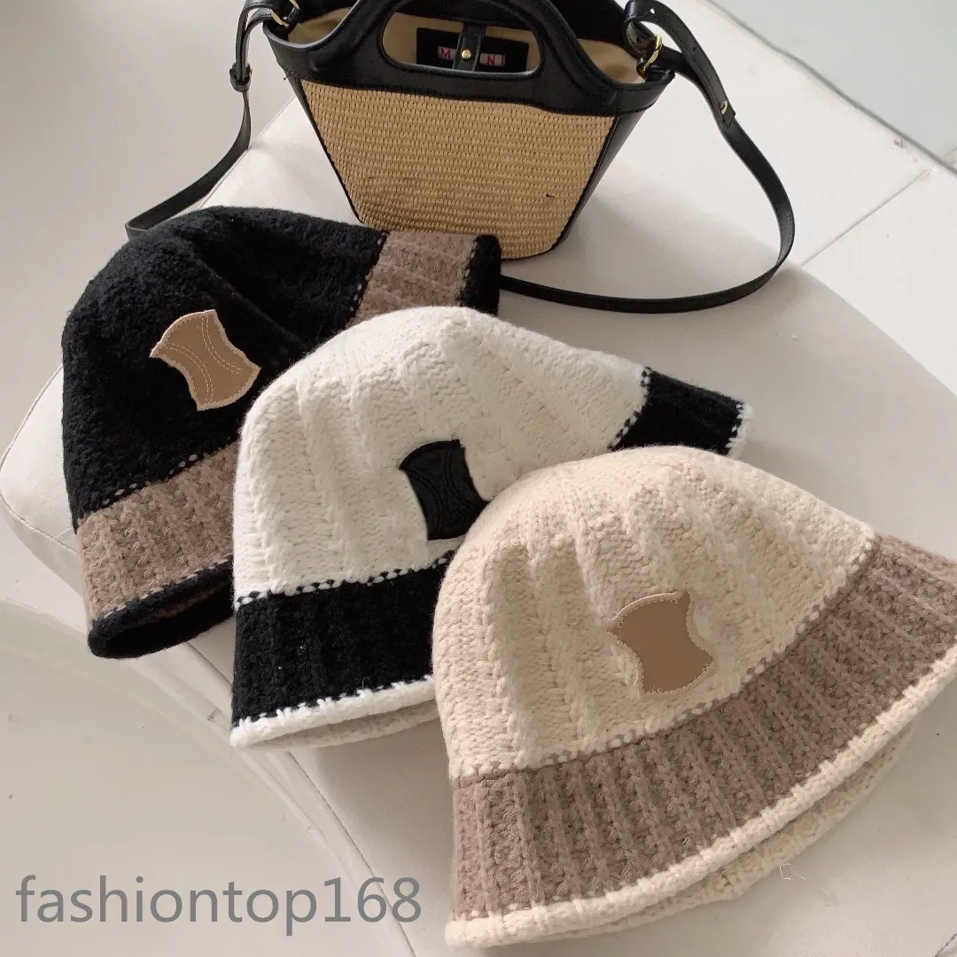 Mütze Damen Herren Eimerhut Hut mit breiter Krempe Hut mit breiter Krempe Wintermütze Luxus-CE-Briefmarke Lässige Baumwollmischung, modischer Straßenhut Baskenmütze