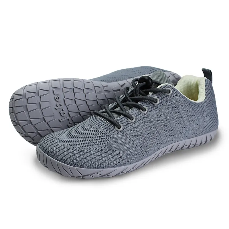 Kleidschuhe ZZFABER Barfuß-Turnschuhe Männer Weiche Lässige Bequeme Atmungsaktive Sportschuhe für Frauen Männliche Walking Gym Wide Toe 230912