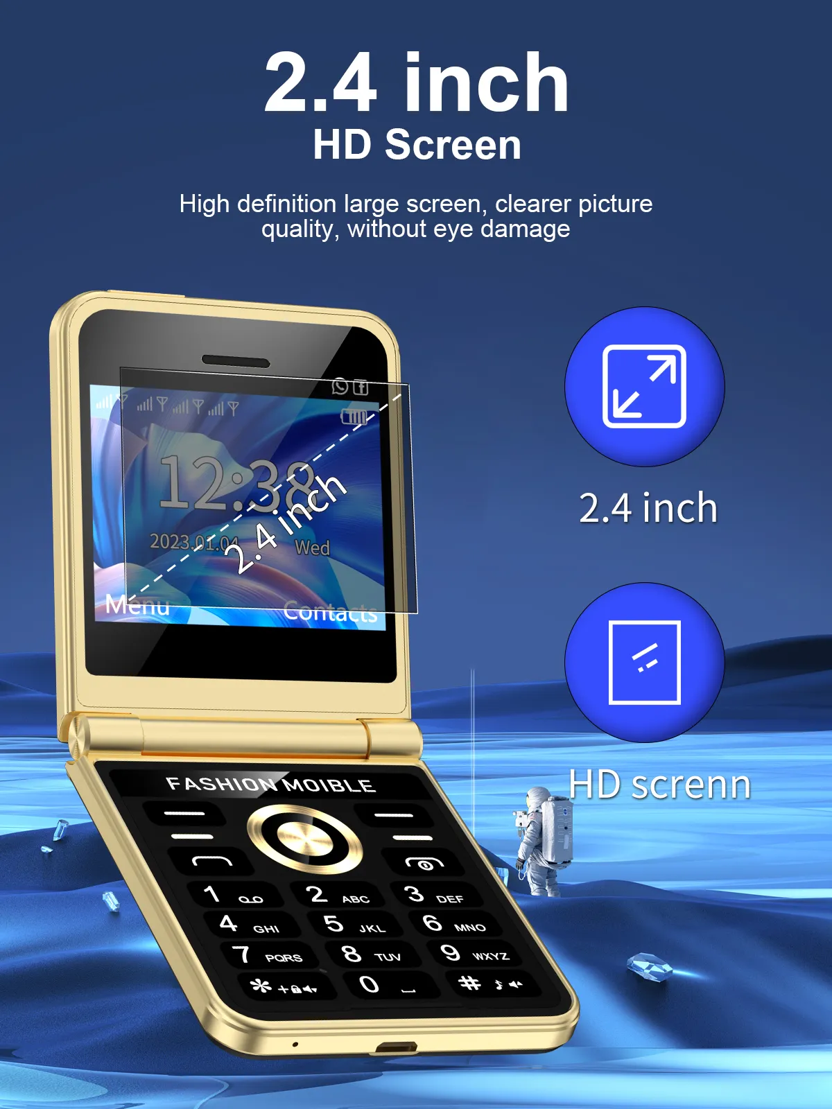 4 SIM Card Telephone With SIM Card Flip Cellphone:... From Unitedtech ...
