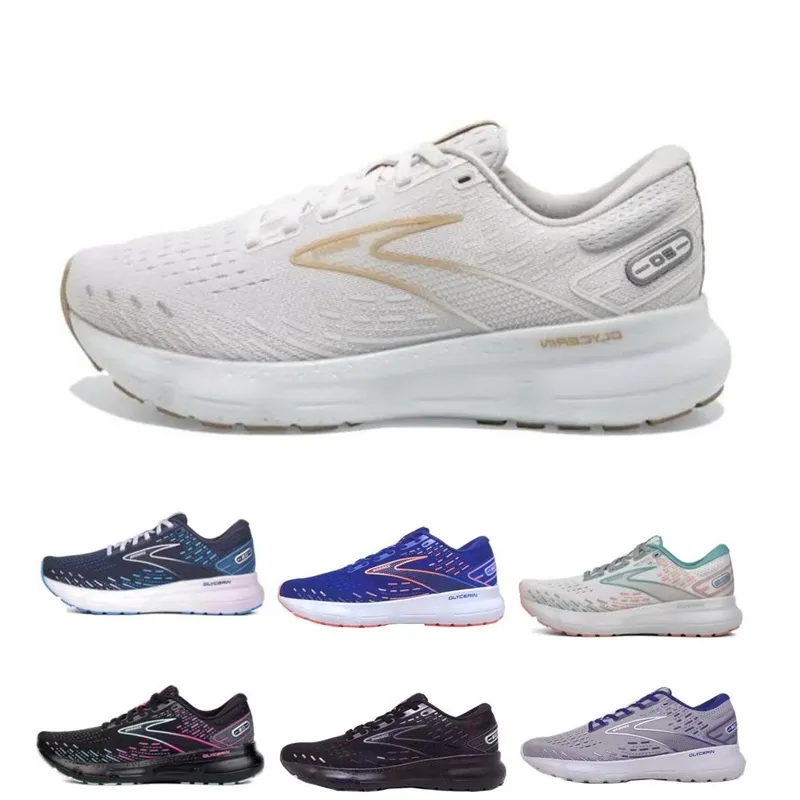 Brooks Glyceryn GTS 20 Buty do biegania drogowego Kobiety i mężczyźni trenowanie trampki Dropshipping Zaakceptowany but sportowy Moda Męska Niewielka waga 36-46