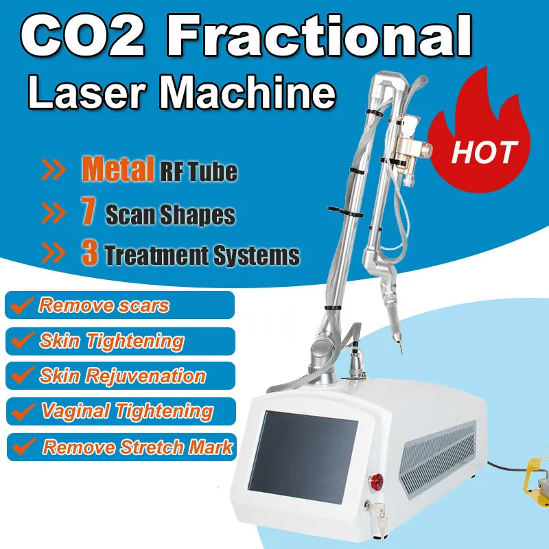新しいレーザー除去マシンの傷跡ストレッチマークリムーバースキンリサーフェシング分数CO2膣締め顔リフトビューティー機器サロンホーム使用