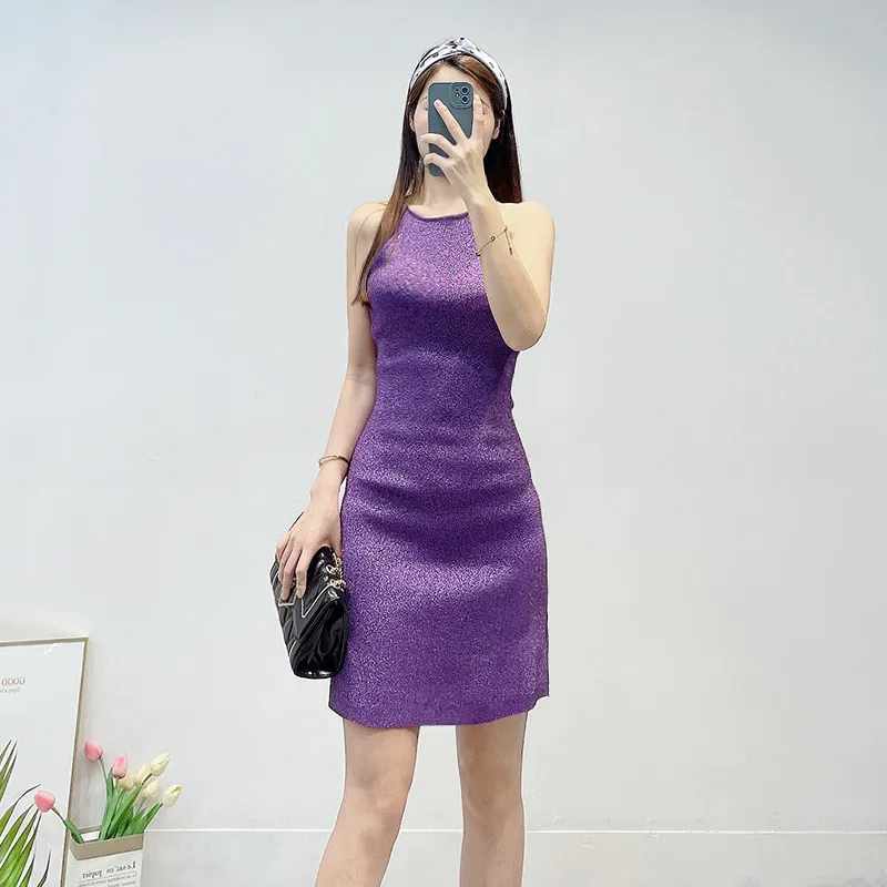 Elegant Purple Acetate Pencil Dress for Women with Crew Neck and Polka Dot  Pattern from Dhgate Basic & Casual Dresses - price 47.61