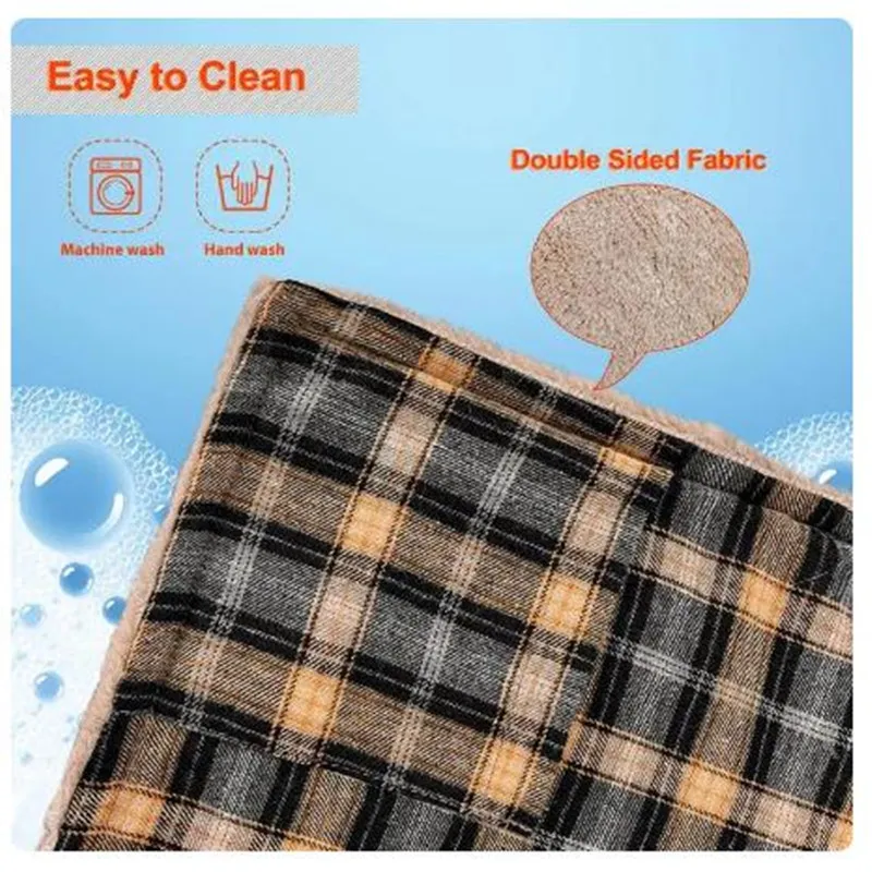 Usb charged outlet heated blanket