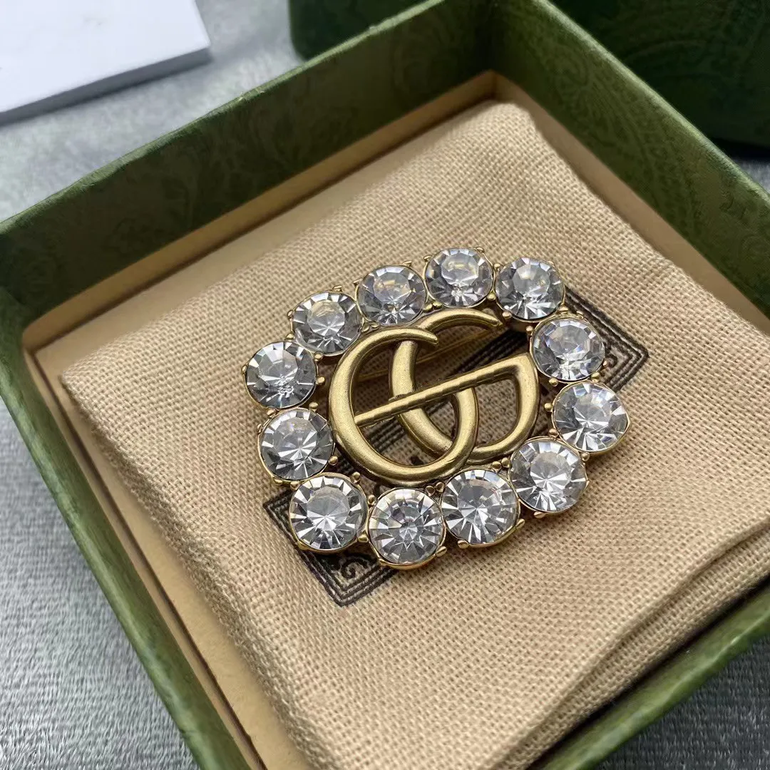 Brooch Designer Brooch Luxury Broche Letter Solid... From Logo_brands ...
