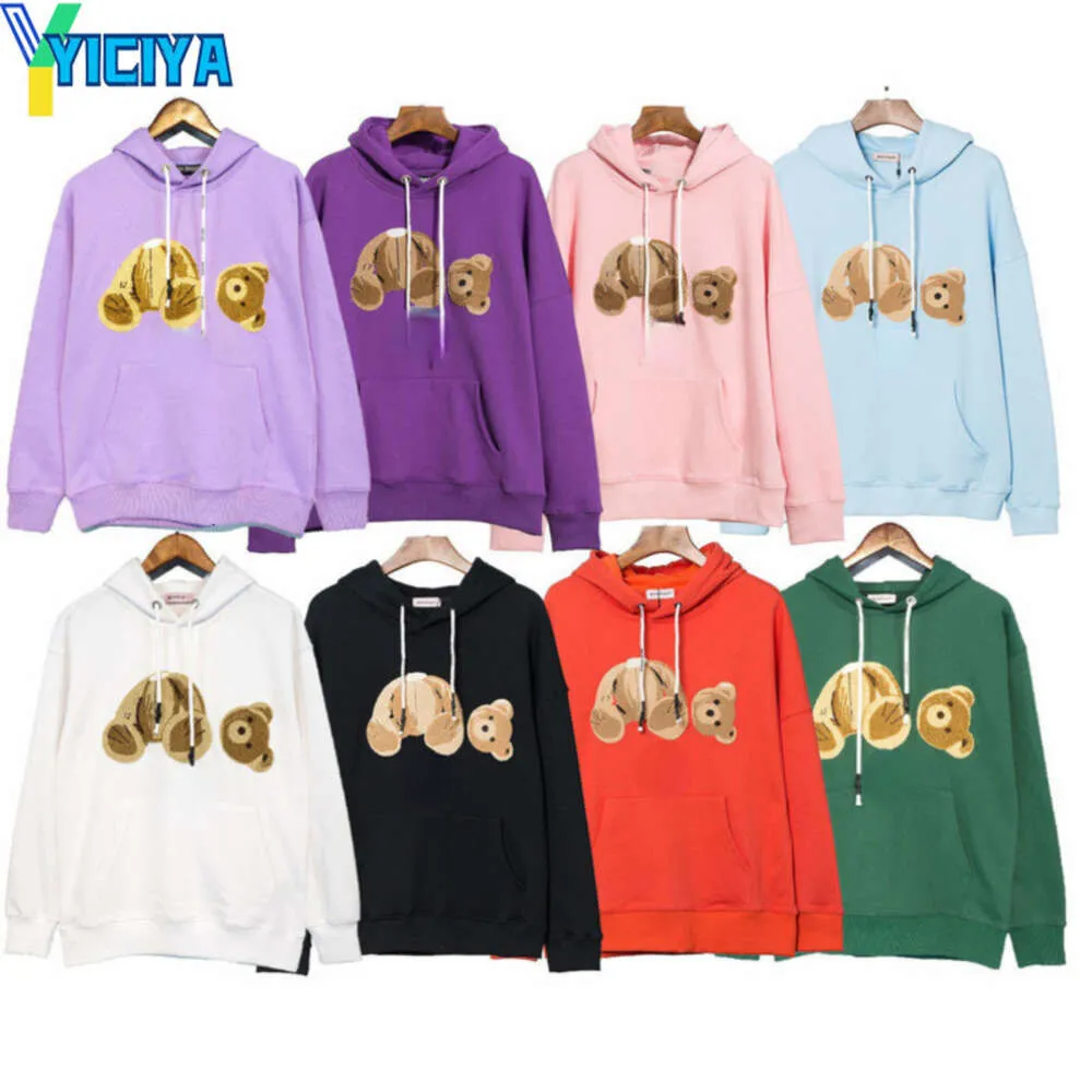YICIYA толстовки с капюшоном Palm Brand y2k одежда с капюшоном зимний оверсайз пуловер в стиле хип-хоп с длинным рукавом для женщин и мужчин пальто топы