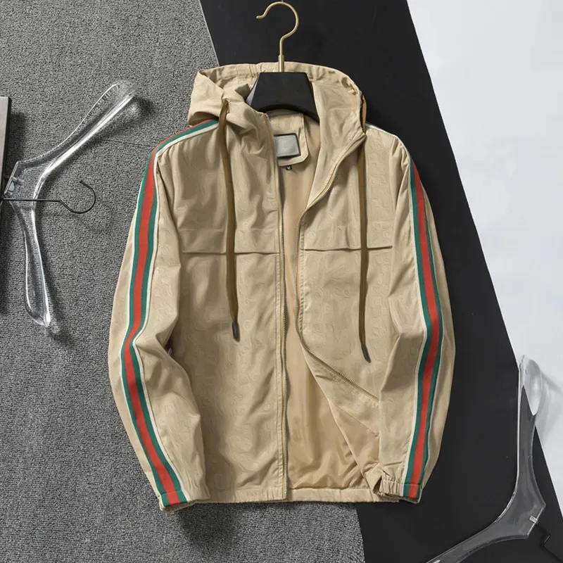 DHgate.com:Stylish Mens Autumn Winter Hooded Windbreaker