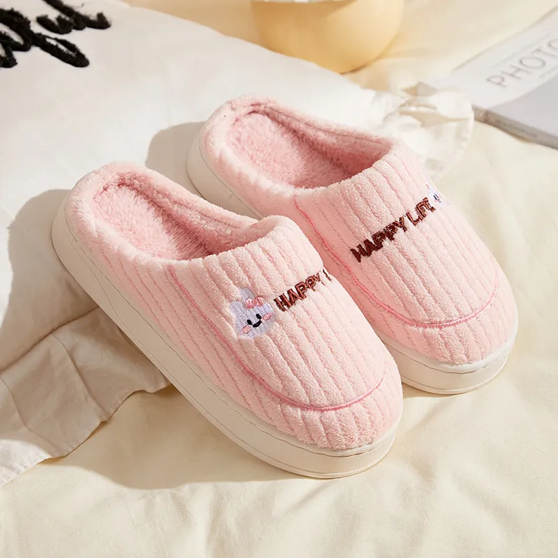 Slippers Winter Heren Warm Katoen Thuis Slijtvast Antislip Indoor Paar Zachte Schoenen Dames 230915