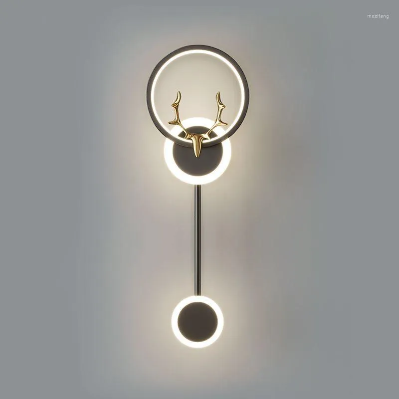 Wall Lamp Modern LED Light Nordic Creative Indoor Bedside Sconce Home Decor For Bedroom Living Room Restaurant