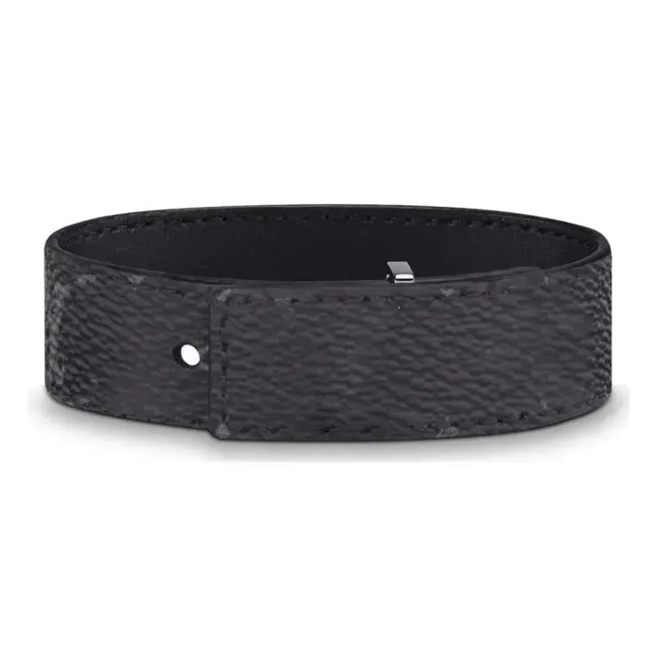 Varumärkesdesigner lyxiga armband män och kvinnors armband mode unisex smycken aolly spänne läderstorlek 21 cm med box ll