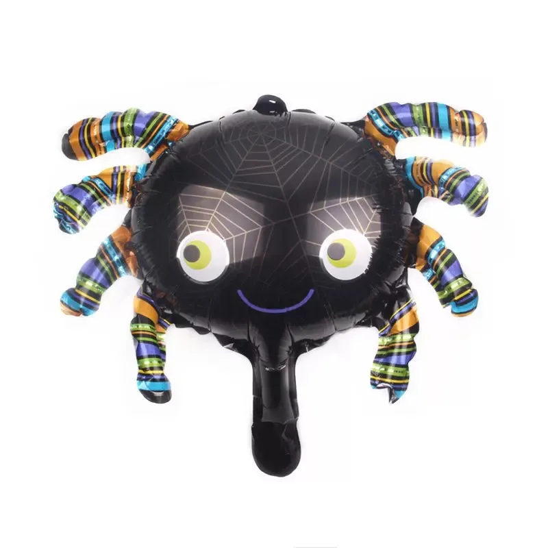 Mini dessin animé Halloween feuille ballons chauve-souris araignée citrouille Ballon jouets gonflables ballons à Air Halloween décorations Globos 915