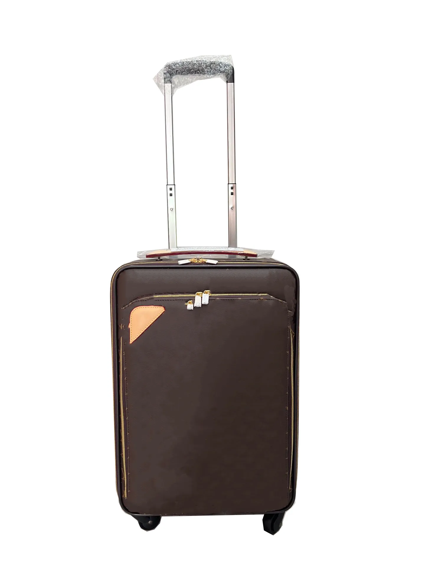 Set 3 Valigie Trolley ABS 4 Ruote Oro Rosa, 20-24-28 Pollici, Rigide E Leggere