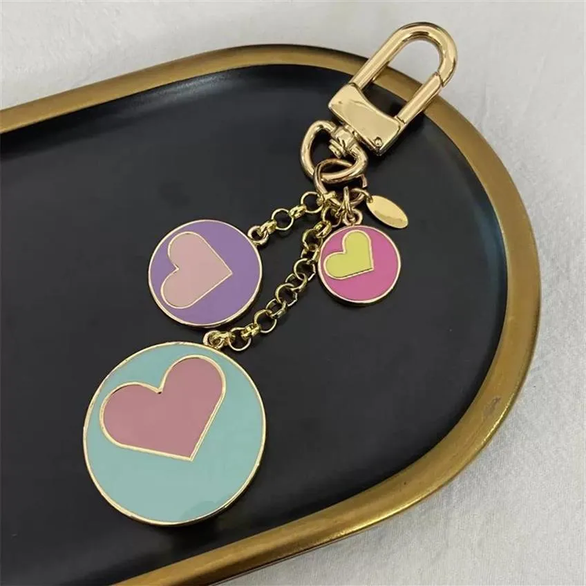 Luxury Designer Keychain Fashion Classic Brand Key Buckle Flower Letter Key Chain Handmade Love Keychains Mens Womens Trendy Bags 222H