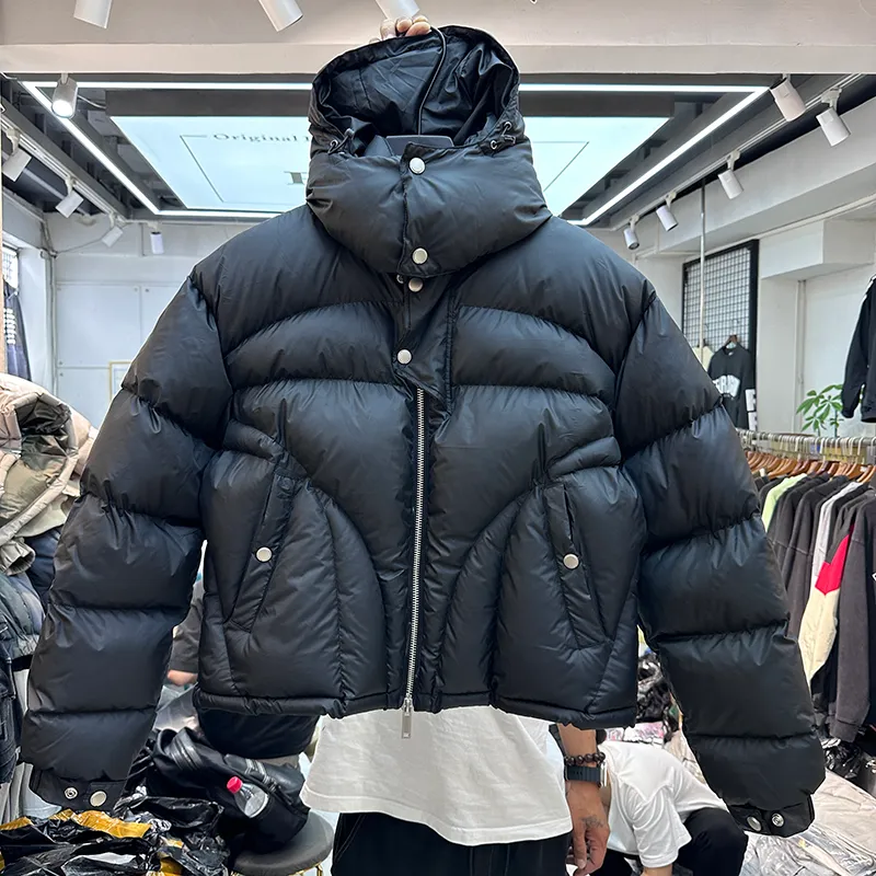 겨울 재킷 남성 디자이너 재킷 솔리드 지퍼 따뜻한면 코트 코트 남자 여자 힙합 패딩 코트 스트리트웨어 미국 크기
