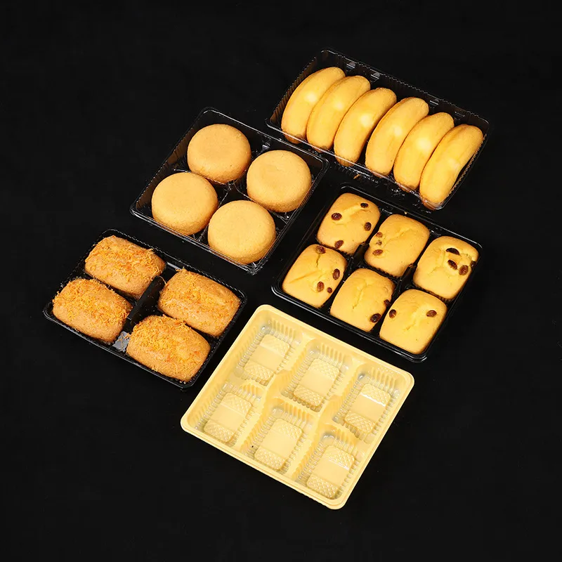 approvisionnement ponctuel en boîtes blister pour pâtisserie, boîtes d'emballage alimentaire pour pain de cuisson, emballages pour biscuits, doublures blister, plateaux à bulles