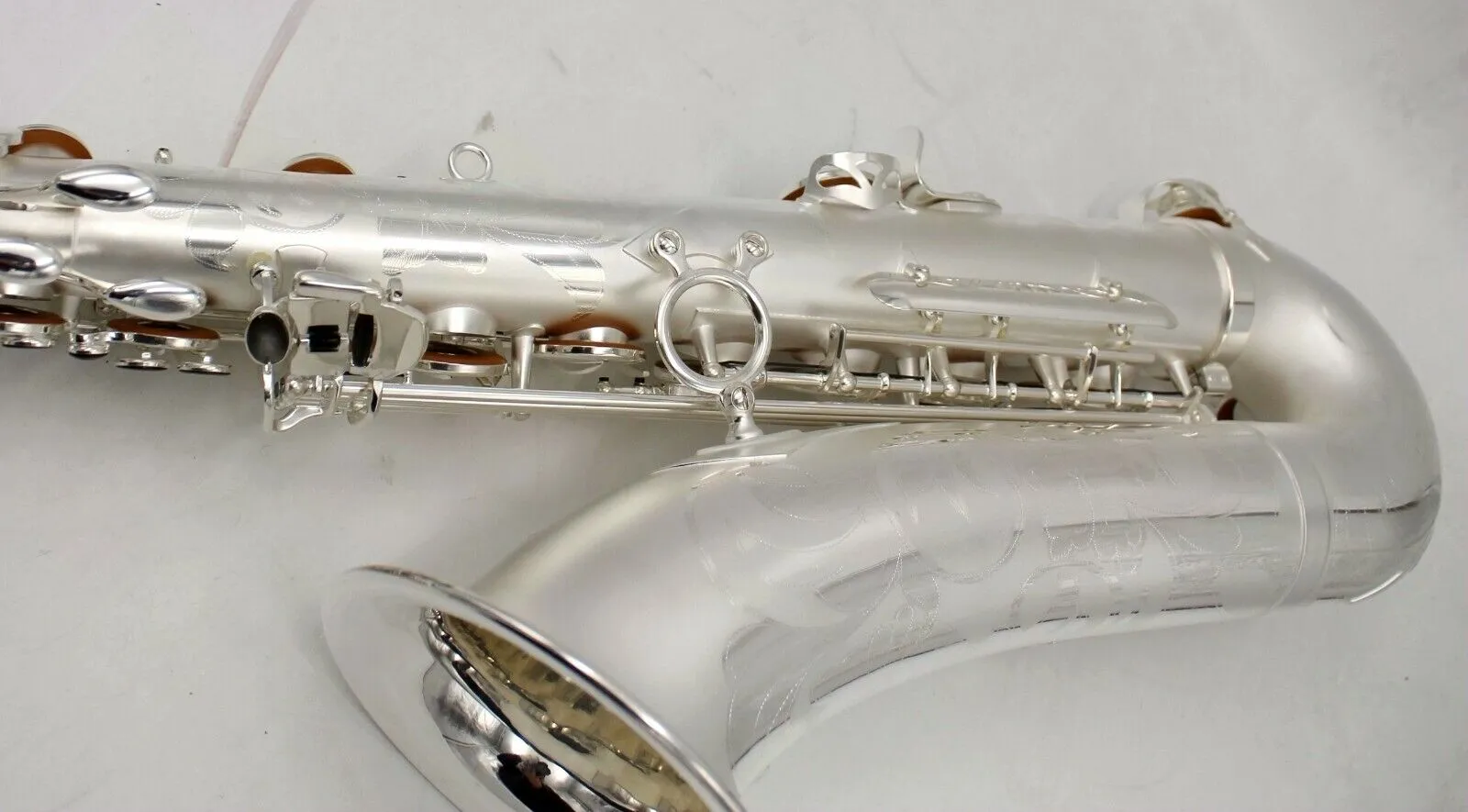 Pro Nieuwe satijn verzilverde tenorsaxofoon tenorsax R54 type van Eastern Music