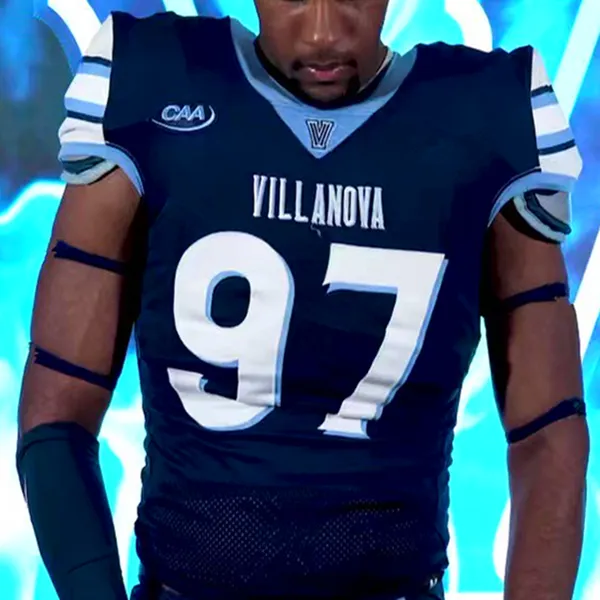 NCAA College Villanova Wildcats Football Jersey Connor Watkins James Mott Jalen Jackson DeeWil Barlee Rayjuon Pringle Jaylan Sanchez Shane Hartzell
