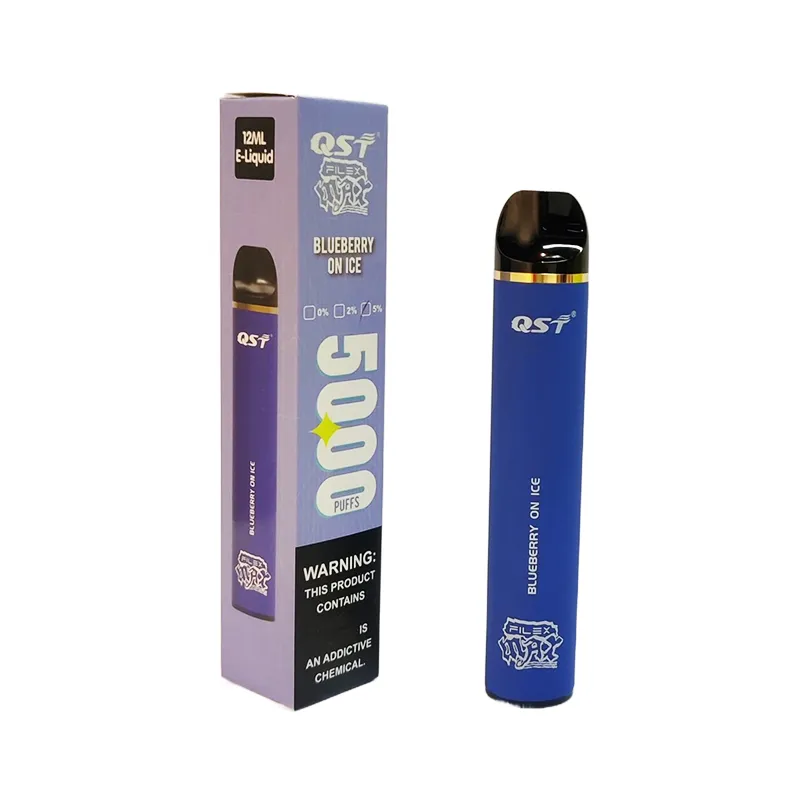 QST Filex Max Vapes Descartáveis 5000 Puff 5000 Cigarro Eletrônico Recarregável 12ml Capacidade Pré-preenchida Pods Dispositivo 1100mAh Bateria Carregável Kit bang xxl