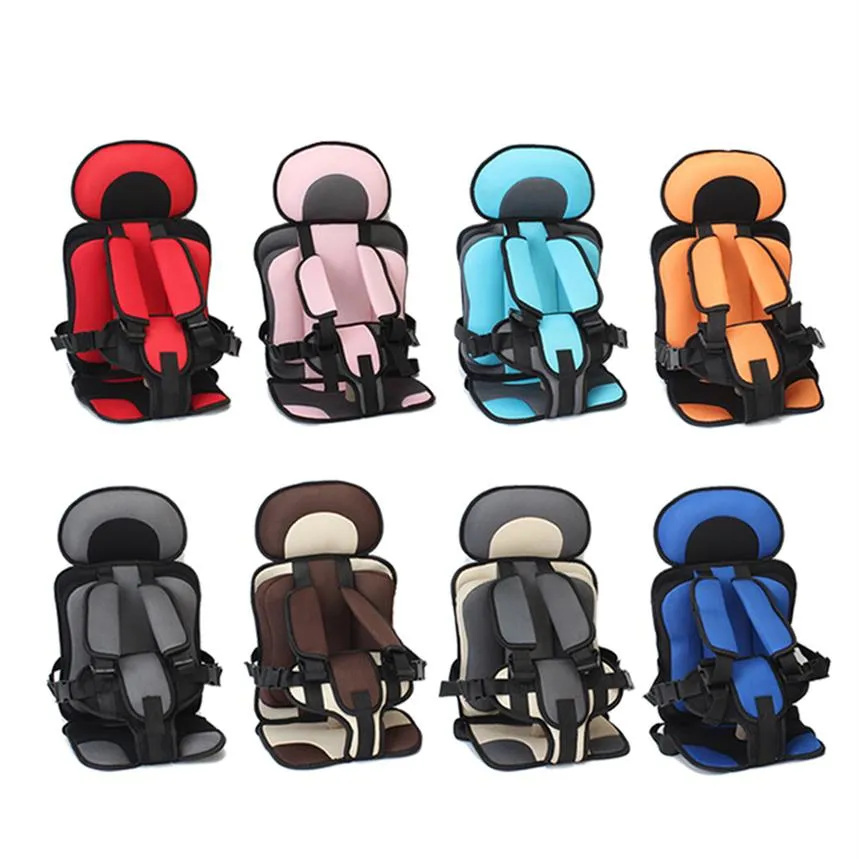 Chaises pour enfants Coussin Bébé Siège de voiture sûr Portable Version mise à jour Éponge épaississante Enfants Harnais de sécurité à 5 points Sièges de véhicule201c