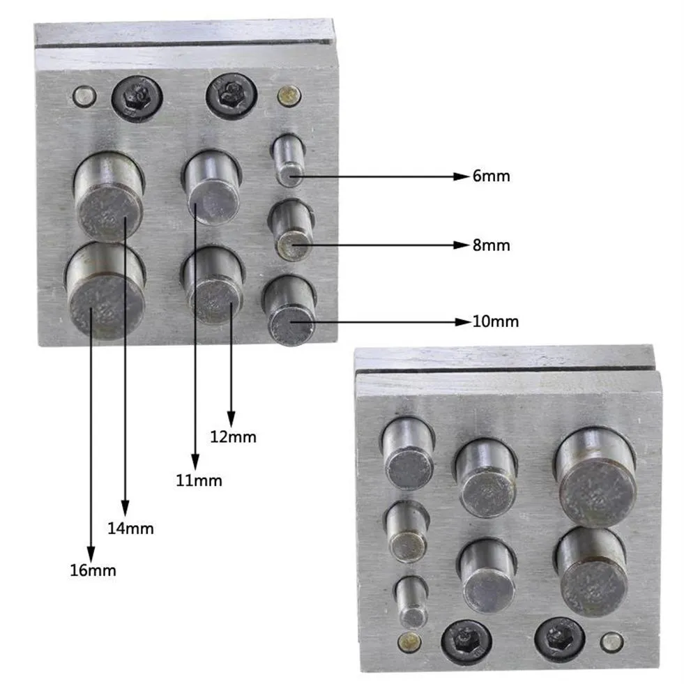 Onarım Araçları Kitleri Takı Disk Kesici Punch Set Metal Dairesi Kesme Deliği Yapımı 266T