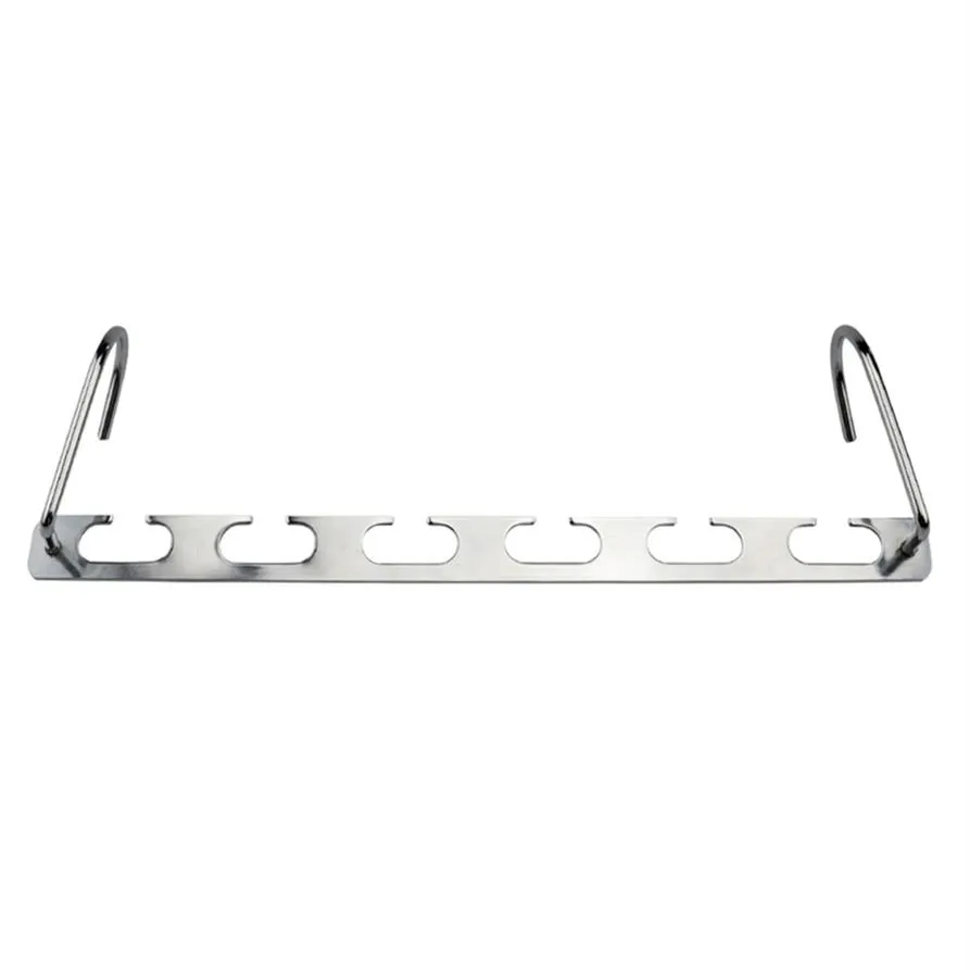 Garderob Storage Garderob Hook Space Saver Hangers 2st Gloar Organizing Racks flera klädhängare Matal Durable Hook1233Q