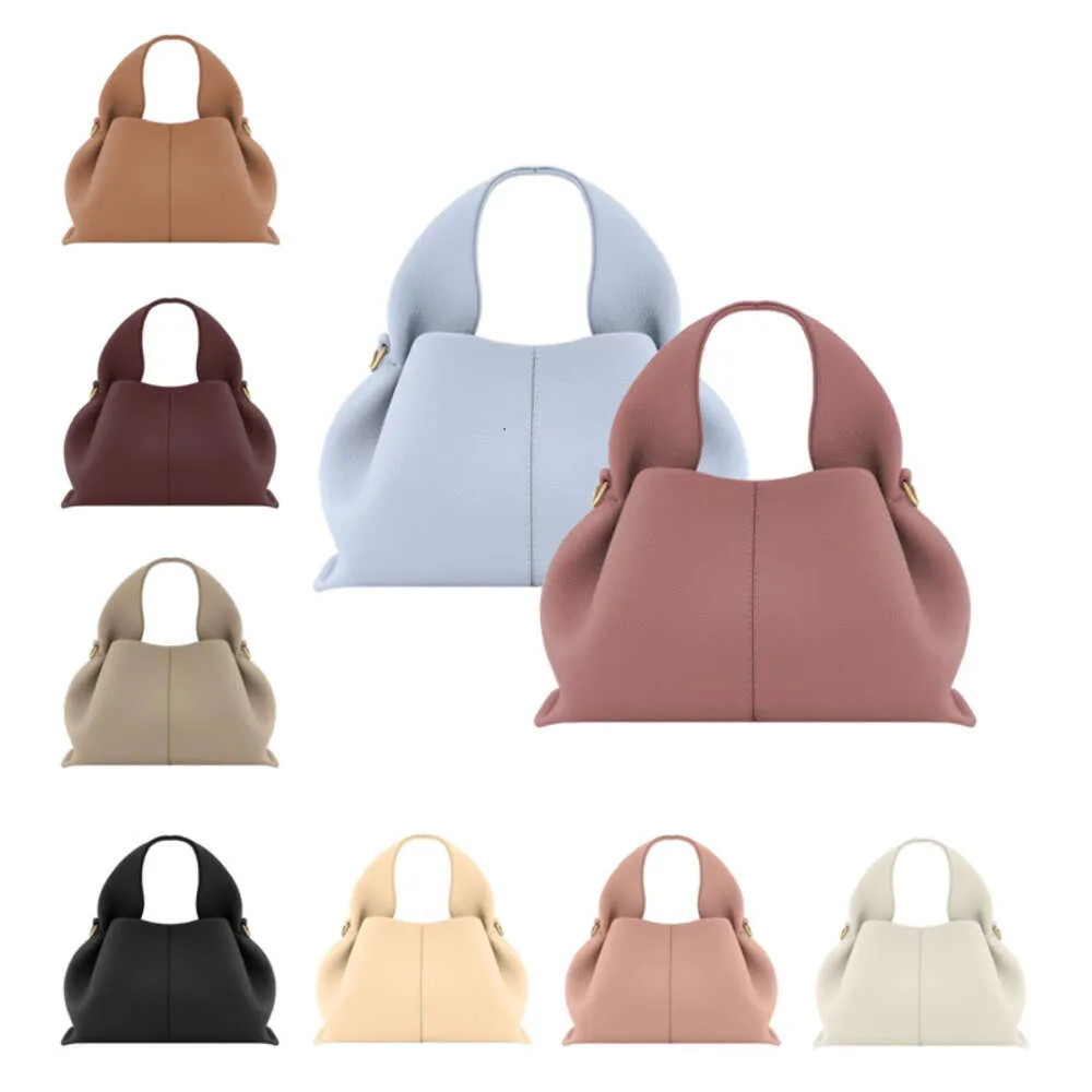 Ppole Cloud Bag luxury Dumplingクラウドバッグレザーファッション雰囲気ハンドバッグジグソーウォレットフレンチファッションメンズウォレットレザークロスボディバッグ