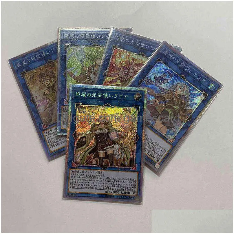 Yu-gi-oh Cr Blue-Eyed Chaos Extreme Dragon/Série Lingshi/Carte de collection spéciale passe-temps Ver japonais G220311 Livraison directe Dhtq6