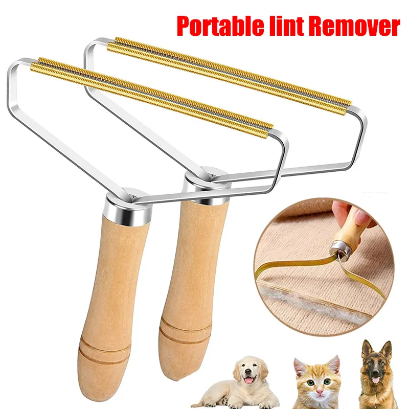 Draagbare Lint Remover Pet Hair Remover Borstel Tapijt Wollen Jas Kleding Lint Pellet Handmatige scheerapparaat Verwijdering Schraper Reinigingsgereedschap