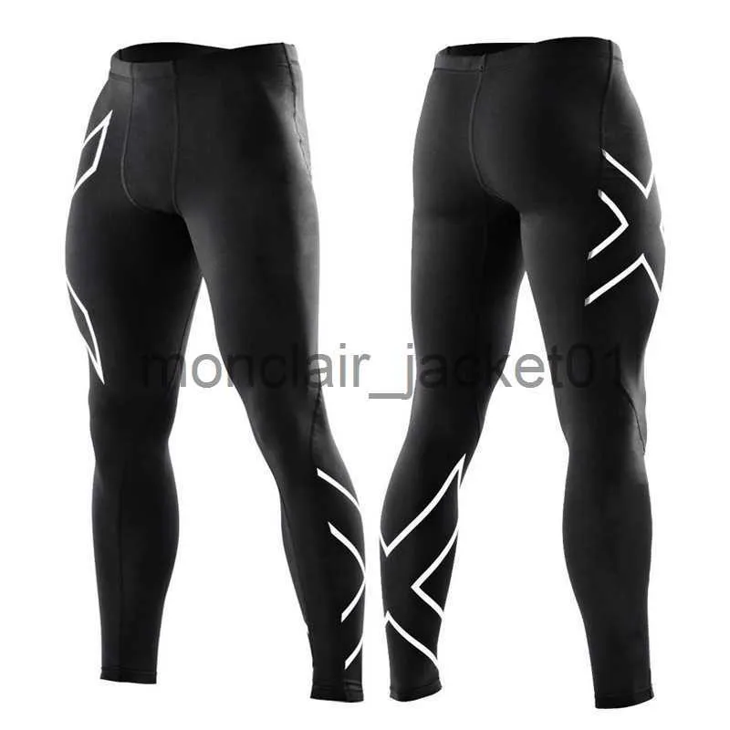 Męskie dżinsy 2xu marki MARK Compression Rajstopy Spodnie sportowe Szybkie suche legginsy fitness dla mężczyzn prowadzących j230915