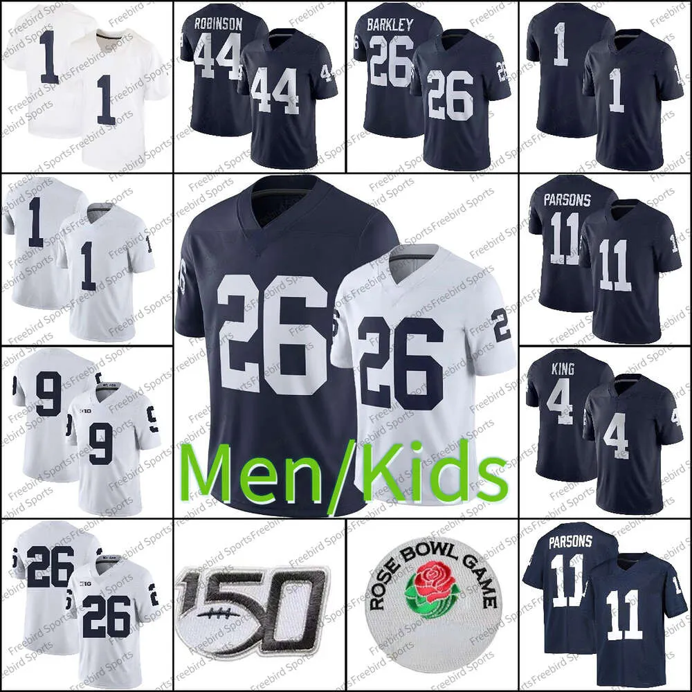 Maglia da calcio Penn State Nittany Saquon Barkley College 9 Trace McSorley 26 Saquon Barkley 88 Mike Gesicki Marcus Allen