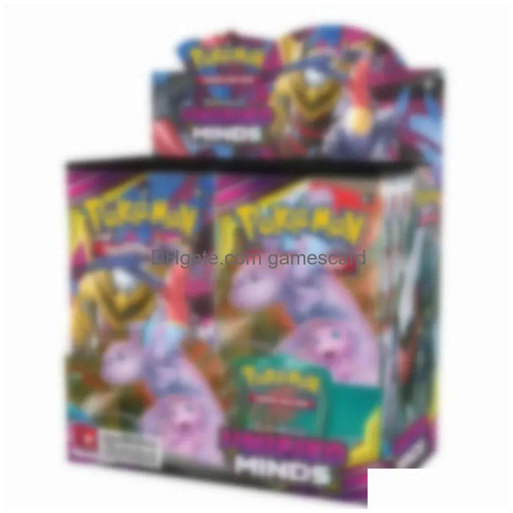 Wholesale 360/Pcs Card Games Entertainment Collection Board Game Battle Cards Elf English Drop Delivery Dhek7