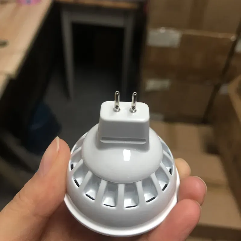 MR16 LED 전구 라이트 디미 메이블 3 5W 코브 스팟 라이트 램프 하이 루멘 CRI85 AC 110V 딤섬 가능한 스포트라이트 홈 조명 121 LL