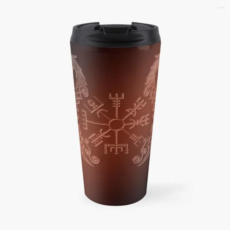 Vattenflaskor Viking Runes Travel Coffee Mug Turkish Cups Luxury