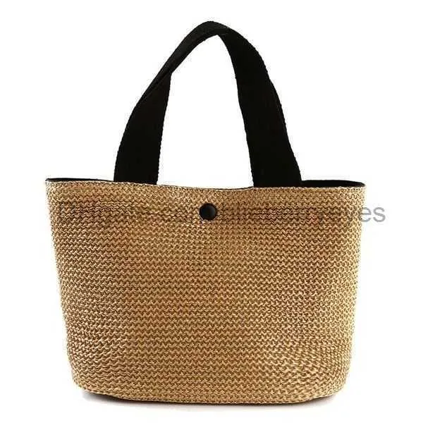 Totes grande capacidade sacos de palha feminino artesanal tecido cesta sacola verão praia sacos luxo senhora Handbags41blieberryeyes